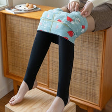 Load image into Gallery viewer, Wool Velvet Leggings Women Winter Outer Warm Pants High Waist Padded