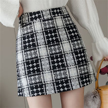Load image into Gallery viewer, Woolen skirt female ins new autumn and winter fashion temperament