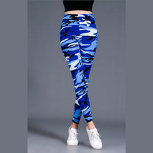 Load image into Gallery viewer, Workout Gym Leggings High Waist Skinny Camouflage Army Green