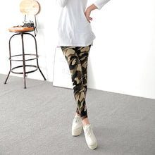 Load image into Gallery viewer, Workout Gym Leggings High Waist Skinny Camouflage Army Green