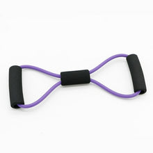 Load image into Gallery viewer, Yoga Circle Chest Expander 8 Word Resistance Bands Fitness - Sophornlilly