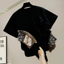 Load image into Gallery viewer, Summer Fashion Ruffle Irregular Slim Stitching