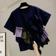Load image into Gallery viewer, Summer Fashion Ruffle Irregular Slim Stitching