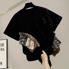 Load image into Gallery viewer, Summer Fashion Ruffle Irregular Slim Stitching