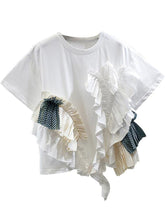 Load image into Gallery viewer, Summer Fashion Ruffle Irregular Slim Stitching