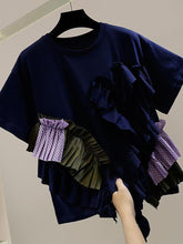 Load image into Gallery viewer, Summer Fashion Ruffle Irregular Slim Stitching