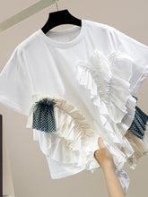Load image into Gallery viewer, Summer Fashion Ruffle Irregular Slim Stitching