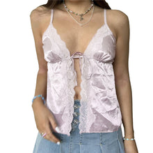 Load image into Gallery viewer, Summer Lace Camisole Top Sleeveless
