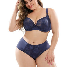 Load image into Gallery viewer, Plus Size Female Lingeries Floral Lace Women Bra