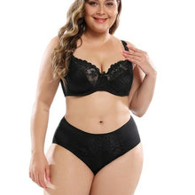 Load image into Gallery viewer, Plus Size Female Lingeries Floral Lace Women Bra
