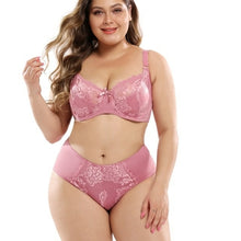 Load image into Gallery viewer, Plus Size Female Lingeries Floral Lace Women Bra