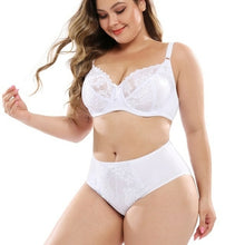 Load image into Gallery viewer, Plus Size Female Lingeries Floral Lace Women Bra