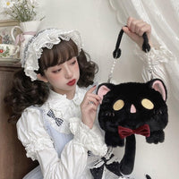 Cute Plush Fur Lolita Bag Kawaii Cat