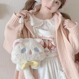 Cute Plush Fur Lolita Bag Kawaii Cat