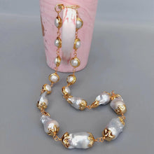 Load image into Gallery viewer, Freshwater Cultured Gray Keshi Pearl White Round Pearl With - Sophornlilly