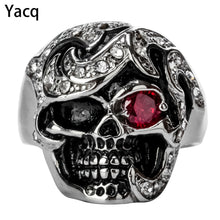 Load image into Gallery viewer, Skull Gothic Ring Men Women Biker Heavy Punk Jewelry Gifts