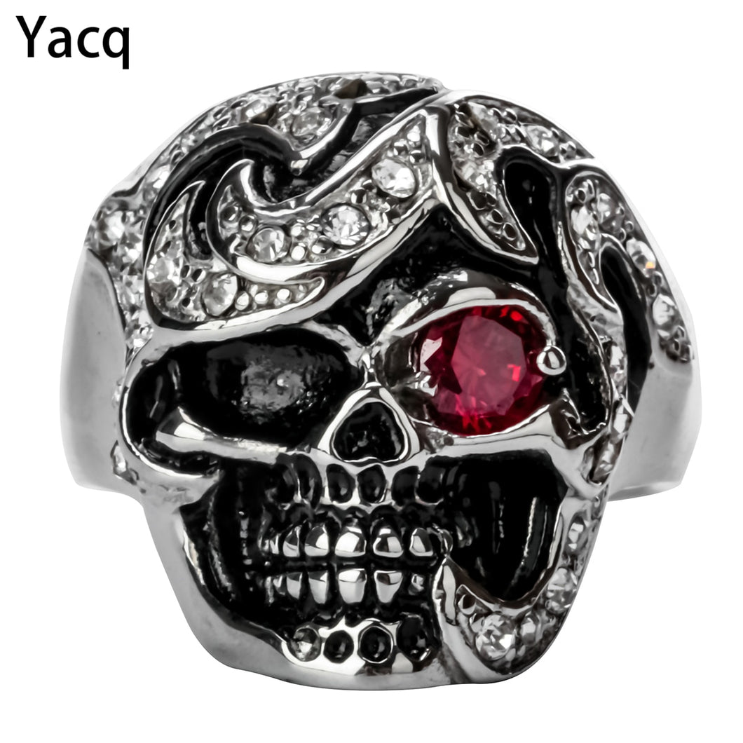 Skull Gothic Ring Men Women Biker Heavy Punk Jewelry Gifts