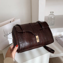 Load image into Gallery viewer, Luxury Designer Leather Shoulder Bag Vintage Lady Purse And