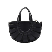 Load image into Gallery viewer, Retro Semicircular PU Leather Handbags Personality High - Sophornlilly