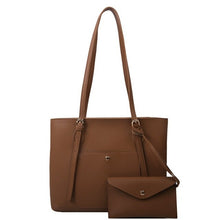 Load image into Gallery viewer, YANIGELAN Solid Color Large Capacity Handbag Fashion Pu Leather