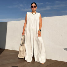 Load image into Gallery viewer, Solid Color Sleeveless Wide Leg