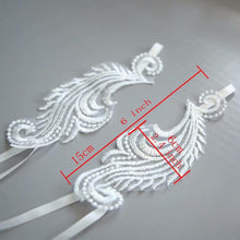 Load image into Gallery viewer, Lace Barefoot Bridal Sandals Beach Wedding Sandals Bridal