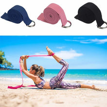 Load image into Gallery viewer, Yoga Stretch Strap D Ring Buckle Belts Gym Fitness Equipment Women - Sophornlilly