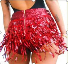 Load image into Gallery viewer, New Arrival Club Sexy Women Sequins Shorts Tassel - Sophornlilly