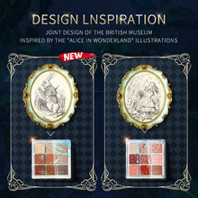 Load image into Gallery viewer, New 9 Color Eyeshadow Palette Portable British Museum Alice in