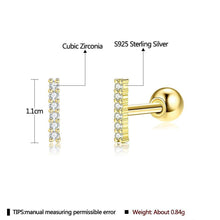 Load image into Gallery viewer, 100% Sterling Silver 925 Jewelry For Women Grometry Rectangle - Sophornlilly