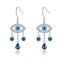 Load image into Gallery viewer, 925 Sterling Silver Demon Eye Water Drop Earrings For Women - Sophornlilly