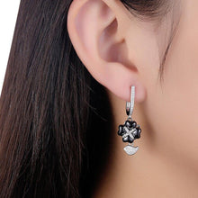 Load image into Gallery viewer, Sterling Silver Drop Earrings For Women Cubic Zirconia - Sophornlilly