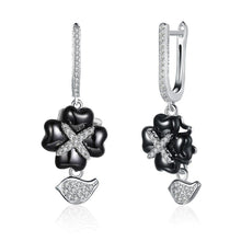 Load image into Gallery viewer, Sterling Silver Drop Earrings For Women Cubic Zirconia - Sophornlilly