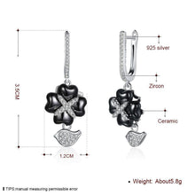 Load image into Gallery viewer, Sterling Silver Drop Earrings For Women Cubic Zirconia - Sophornlilly
