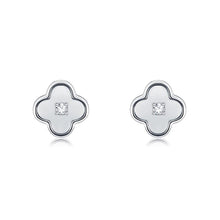 Load image into Gallery viewer, Sterling Silver Minimalist Flower Earrings For Women Shiny - Sophornlilly