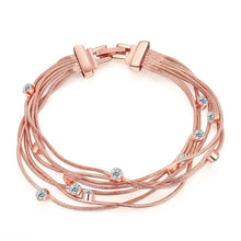 Load image into Gallery viewer, Charm Bracelets For Women Multi Chain Personality Rose Gold - Sophornlilly