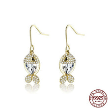 Load image into Gallery viewer, ZEMIOR Real 925 Sterling Silver For Women Jewelry Sparkling Fish - Sophornlilly