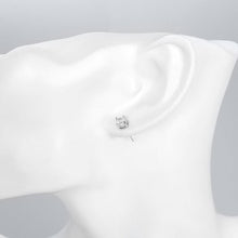 Load image into Gallery viewer, Round Small Stud Earrings For Women Shine 5A Clear Cubic - Sophornlilly