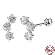 Load image into Gallery viewer, ZEMIOR Trendy 3 Colors Anti Allergy Earring 925 Sterling Silver Shiny