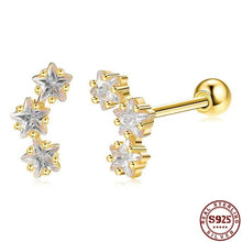 Load image into Gallery viewer, ZEMIOR Trendy 3 Colors Anti Allergy Earring 925 Sterling Silver Shiny