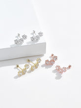 Load image into Gallery viewer, ZEMIOR Trendy 3 Colors Anti Allergy Earring 925 Sterling Silver Shiny