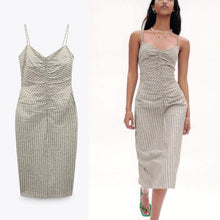 Load image into Gallery viewer, Striped Long Summer Dress Women Sleeveless Straps - Sophornlilly