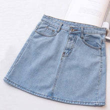 Load image into Gallery viewer, High Waist Women Denim Skirt Sexy Fashion Summer
