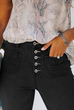 Load image into Gallery viewer, Button Fly Skinny Jeans