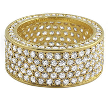 Load image into Gallery viewer, 360 Gold Eternity CZ Ring
