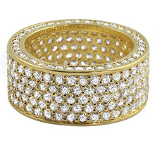 Load image into Gallery viewer, 360 Gold Eternity CZ Ring