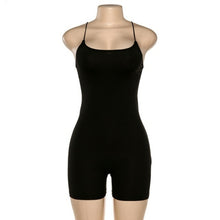 Load image into Gallery viewer, Skinny Spaghetti Strap sleeveless Rompers bar club