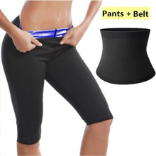 Load image into Gallery viewer, body shaper set sweat shaper sauna vest Thermo slimming pants fitness