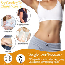 Load image into Gallery viewer, body shaper set sweat shaper sauna vest Thermo slimming pants fitness