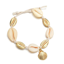Load image into Gallery viewer, charm anklet small ball and wafer fashion simple shell Anklet